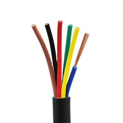 China Construction Rvv 2*0.75mm Electrical Wires Cable 3*1.5mm 4*1.5mm 5*0.75mm rvv cable electrico for sale