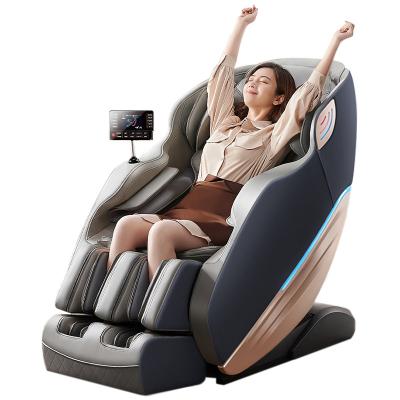 China 4D Voice Body Massage Chair Full Capacity Blue Luxury Weightlessness Portable Foldable Massage Chair AI Color for sale