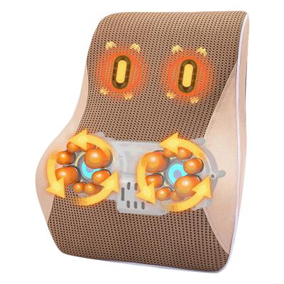 China Home Full Body Abdomen Compress Massager Car Waist & Waist Pillow Car Vibrating Hot Vibrating Massager for sale