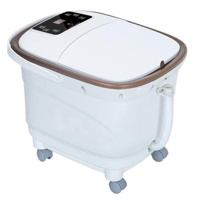 China Plastic Automatic Ionic Herbal Foot Bath Machine Electric Detox Foot Pedicure Foot Bath Spa Massager With Heat for sale