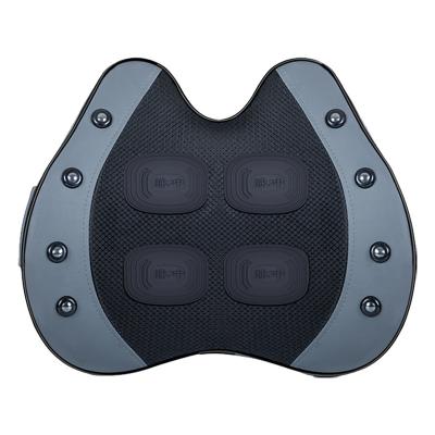 China Newest Waist Pressure Activated Back Pain Relief Massager Lumbar Support Stretcher Vibrating Massage Kneading Pillow With Heat for sale