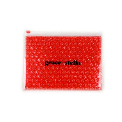 China Opaque Bubble Ziplock Bag Promotion Air Zipper Valentine Designer Ad Bag, Bubble Padded Ziplock Pouch for sale