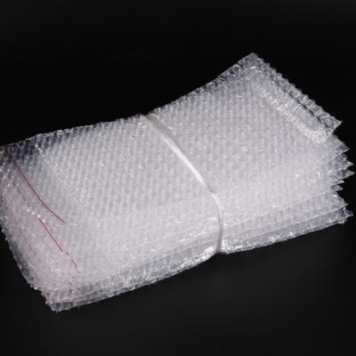 China Shock Resistance Clear Color Air Bubble Pouch Hit Packing Plastic for sale