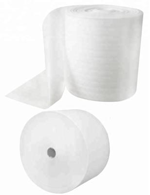 China Packaging foam for cushioning white pe/epe foam rolls foam roll 2mm/soft foam roll for sale