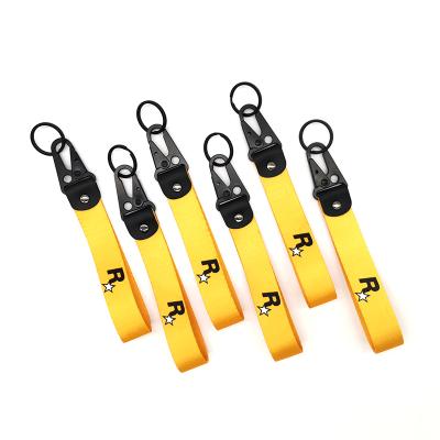 China Carabiner Carabiner Transfer Peripheral Carabiner Heat Loop Mouth Car GTA Game Eagle Key Chain R Star Car Trend Carabiner Pendant Clip Hook Wrap for sale