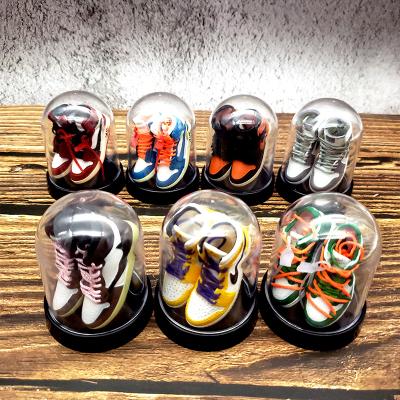 China Other AJ mini bottle display shoe mold ornaments 3D sneakers vinyl toys handmade small shoes car home ornaments for sale