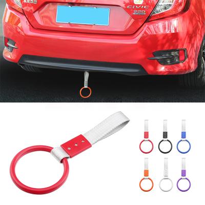 China Simple color without the pattern car modification around the belt electrostatic decorative warning ring car safety hand hanging hanging warning pull ring for sale