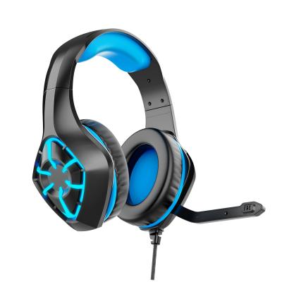 China In-Ear USB LED Earphone Noise Canceling Gamer Headphones Headset Gaming Earbuds Headsets For PC PS4 With Microphone for sale