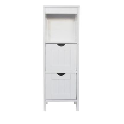 China Simple White Pastoral Solid Wood Mini Gap Storage Cabinet Space Storage Cabinet Ultra Narrow Width for sale