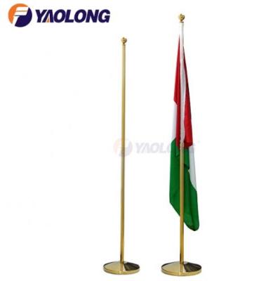 China 304 stainless steel 316 indoor office/reception flag pole indoor office flag pole for important meetings for sale