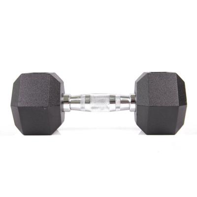 China 2023 Custom Universal 22.5kg New Product Antirust Logo Hex Dumbbell For Sports Fitness for sale