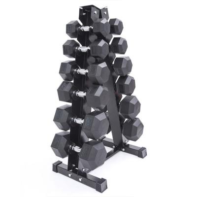 China Bodybuilding Universal Equipment Use Gym Tasteless And Rustproof Black Hex Dumbbells for sale