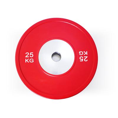 China Universal Hot Sale Products Diameter 450mm Bumper Plates Unified Weight Plates Weightlifting for sale