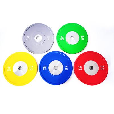 China Customized Universal Logo Fitness Weight Plate Hi-temp Dishes Durable Rubber Stopper Set for sale