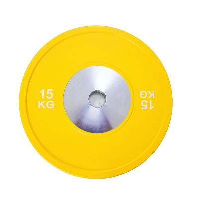 China Manufacturer Provides 5kg/10kg/15kg/20kg/25kg Universal Sports Gym Weight Bumper Plates Competition for sale