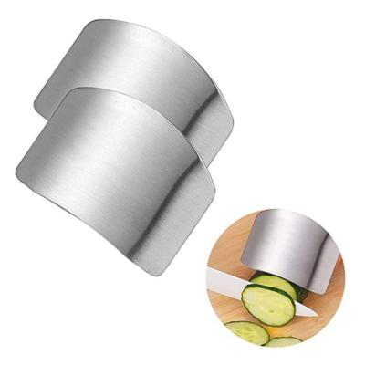 China Best Selling Viable Mini Kitchen Stainless Steel Finger Protector For Cutting Hand Protector Kitchen Vegetable Cut Instrument for sale