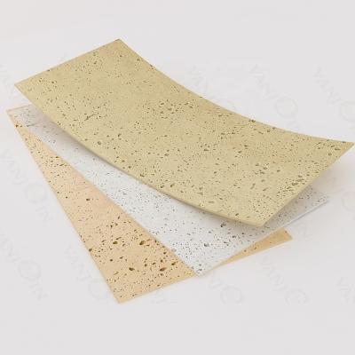 China Vanjoin Fireproof Split Brick Tile  Travertine Soft Flexible Stone  580*280 1-3% Water Absorption for sale