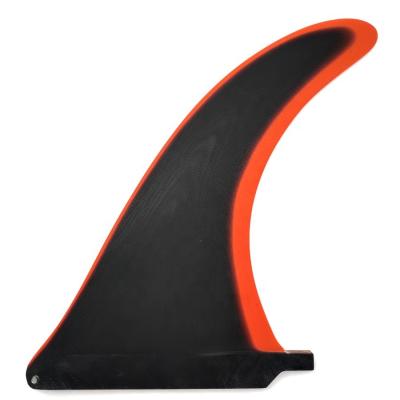 China Water Sports Area Rainbow 7.5 Inch Longboard Single Fin Fiberglass Center Fin SUP Long Board Surfboard Fin for sale