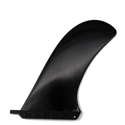 China Water Sports Universal Area Surf Fin Single Center SUP Touring Fins Plastic 9.0 Fin For Longboard Surfboard for sale