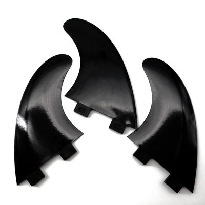 China Watersports Area Ejector Fin Tab Style Strong Extra Stiff Nylon Surfing Plastic Surfing Fins Double Fins for sale