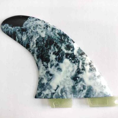 China Watersports Area Reactor Quad Surfboard Tag Fins Fiberglass Honeycomb Two Tag Longboard Fins for sale