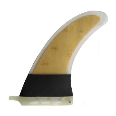 China Water Sports Area Customize Carbon 9inch Center Fin Surfboard Half Single Fin Bamboo Single Fin Fiberglass for sale