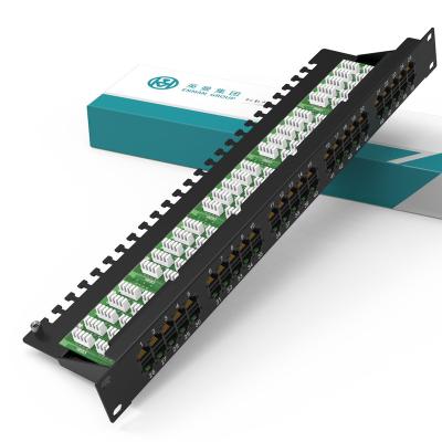 Китай Network Cabling System Patch Panels high quality OEM cat3 50 left unshielded telephone patch panel продается