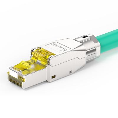 中国 Network cabling system rj45 8p8c shield STP Toolless RJ45 connector toolless protected cat6 modular jack 販売のため