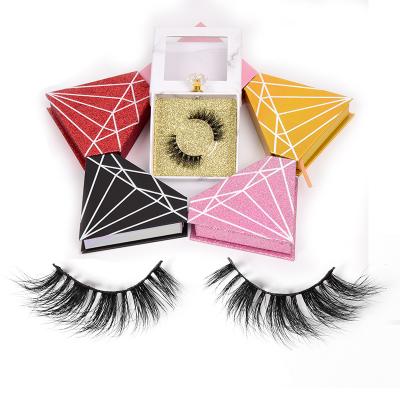 China New Arrival Natural Soft Full Strip Mink Eye Lash Vendors Customized Boxes Luxury False Eyelashes Silk Lashes Wholesale for sale