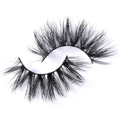 China Wholesale Natural Soft Private Label Fake Lashes Popular Long Thick Dramatic 25mm Lashes 3d Mink Lashes Seller for sale