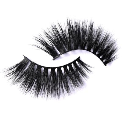 China Wholesale New Design Real Soft Dramatic 5d Mink Xmas Natural Long Lashes 25mm Lashes Vendor for sale