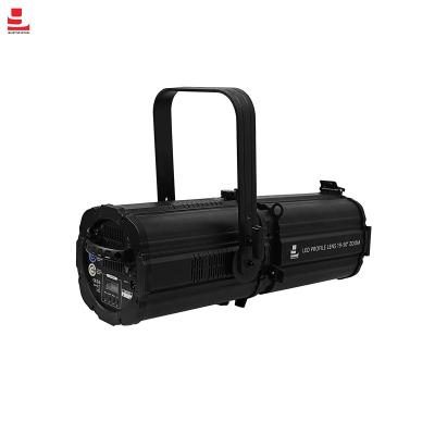 China Studio Room Profile Spotlight for Theater DMX 512 Power Zoom Profile LED Light Electric Stage Lights for sale