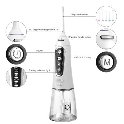 China Household Quality Super Environmental Electric Teeth Cleaner Jet Water Dental Flosser for sale