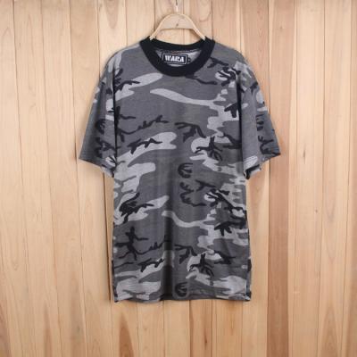 China singapore summer clothes stoct camouflage uniform men's cotton tees excess inventory for sale