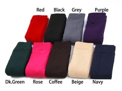 China Europe Winter seamless solid color adjusting length pantyhose knitted booties leggings for sale