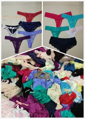 Chine factory assorted women ladies mature sexy lace lingerie T-back underwear panties stock lot à vendre