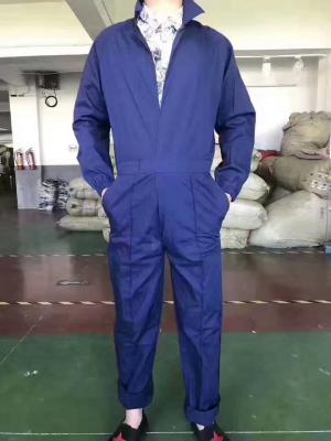 Chine men's full sleeve jumpsuit work wear short sleeve working clothes boilersuit S to XXXL blue color Stock commodities à vendre