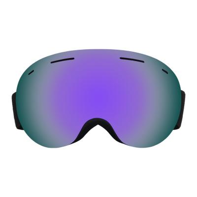 China Fashion/Wholesale Retro/Vintage UV Anti Fog Ski Goggles Custom Logo Ski Goggles 400 for sale