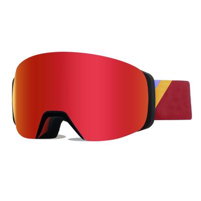 China Fashion/Custom Magnetic Snow Ski Goggles Retro/Vintage Wholesale 2021 Men's Uv400 Women's Snowboard for sale