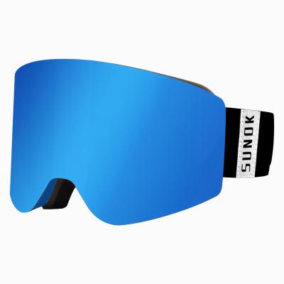 China Fashion / Retro / Vintage SUNOK Branded Custom Glass Ski Goggles Men's Neve Inverno Ski for sale