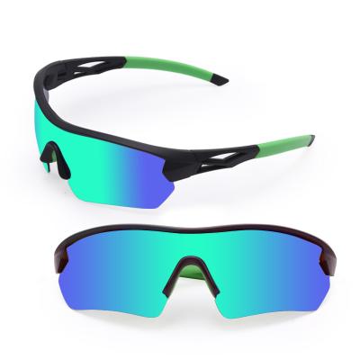 China Lightweight 5 Lens Set Lens Mirrored Oversized Uv400 Shield Cycling Sunglasses for sale