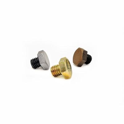 中国 Stainless Steel External Hexagon Screw Full Tooth Bolt Coated With Colored Zinc Decora 販売のため