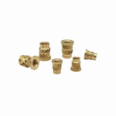 China Non Standard Injection Molding Of Copper Nuts With Double Diagonal Soil Eight Copper Nuts For Embossed Inlay Parts for sale