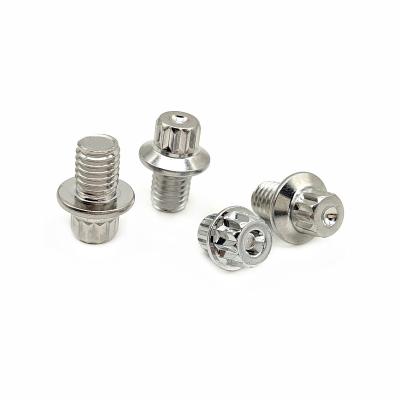 China Chrome Plated Decorative Stainless Steel Security Screws  Aluminum Alloy Pedal Nail à venda