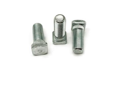 中国 ISO Approved Stainless Square Head Bolts Gilded 0.05mm Tolerant 販売のため