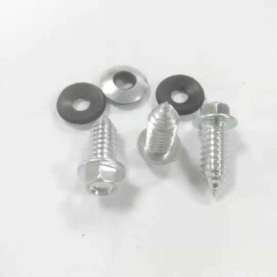 China Stainless Steel Self Tapping Screws With Rubber Washer 5.85x5.85 Roofing Screws With Washer Self Tapping Concrete Screws for sale