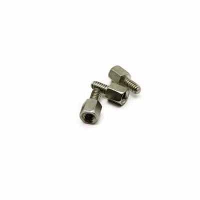 中国 M3x7 Stainless Steel Standoff Screws 0.42g Single Weight Hexagon 販売のため