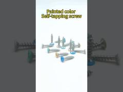 Color paint Self-tapping screw video