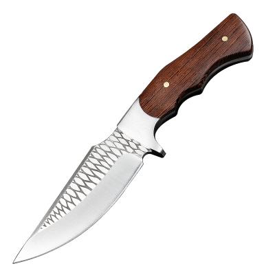 China Easy carry high end camping knife with 3CR13MOV pocket wood fixed automatic outdoor steel blade manual handle survival automatic knife for sale