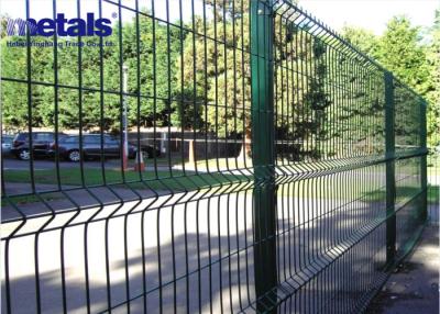 Cina ODM 3D PVC rivestito di rete saldata Fence Panel V forma 2,5m x 3m in vendita